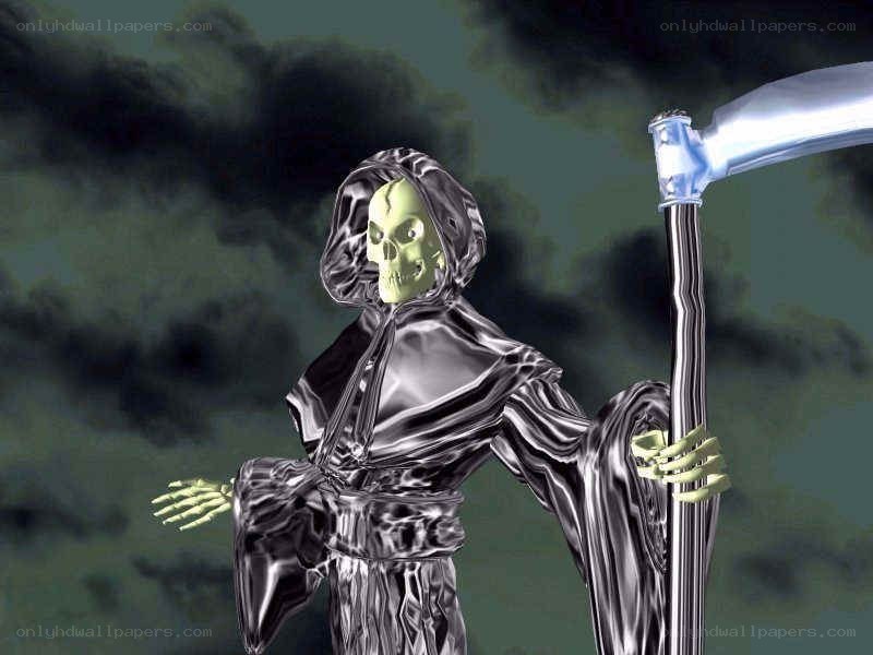 Grim Reaper with scythe