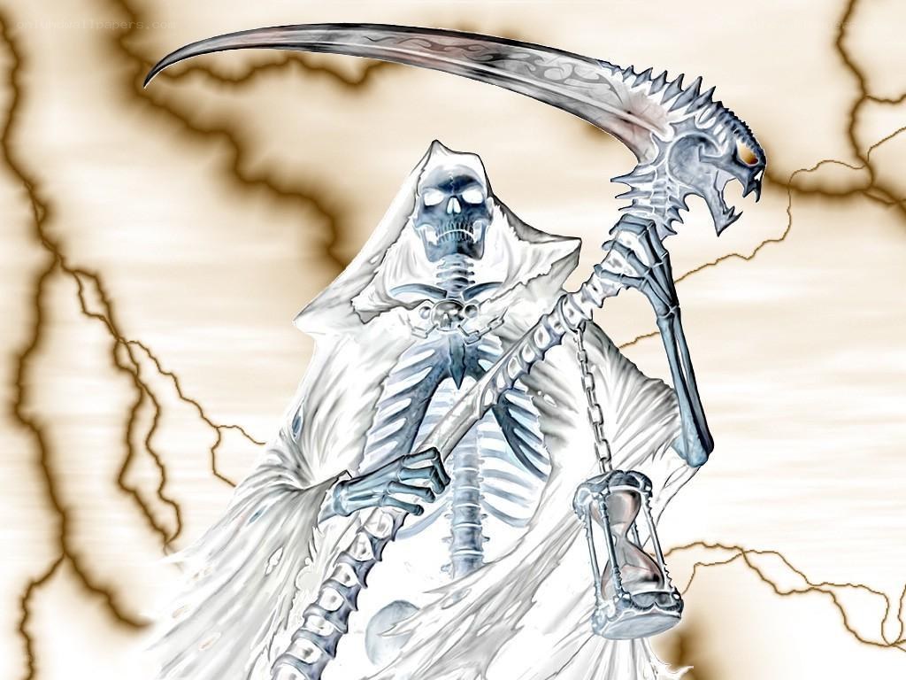 Grim Reaper with scythe
