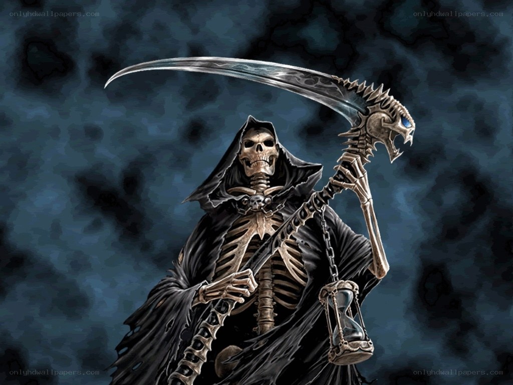 Grim Reaper with scythe