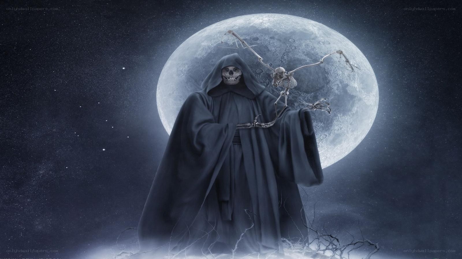 Grim Reaper with skeleton