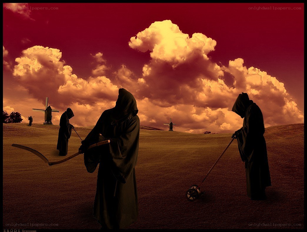 Grim Reapers on a Hill