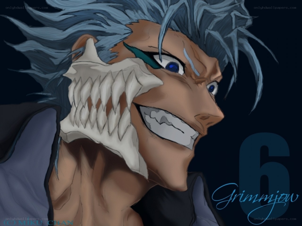 Grimmjow Jaegerjaquez portrait