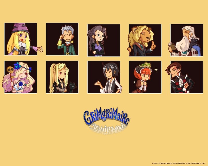 Grimoire of the Moon characters
