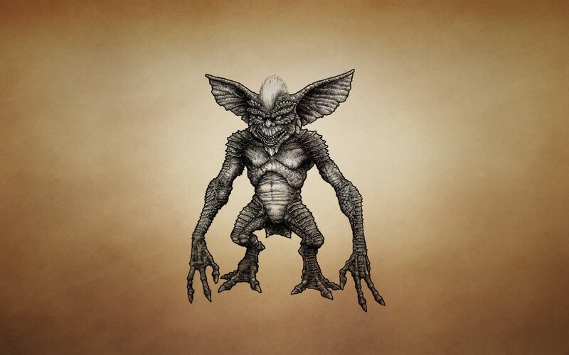 Grimy creature sketch