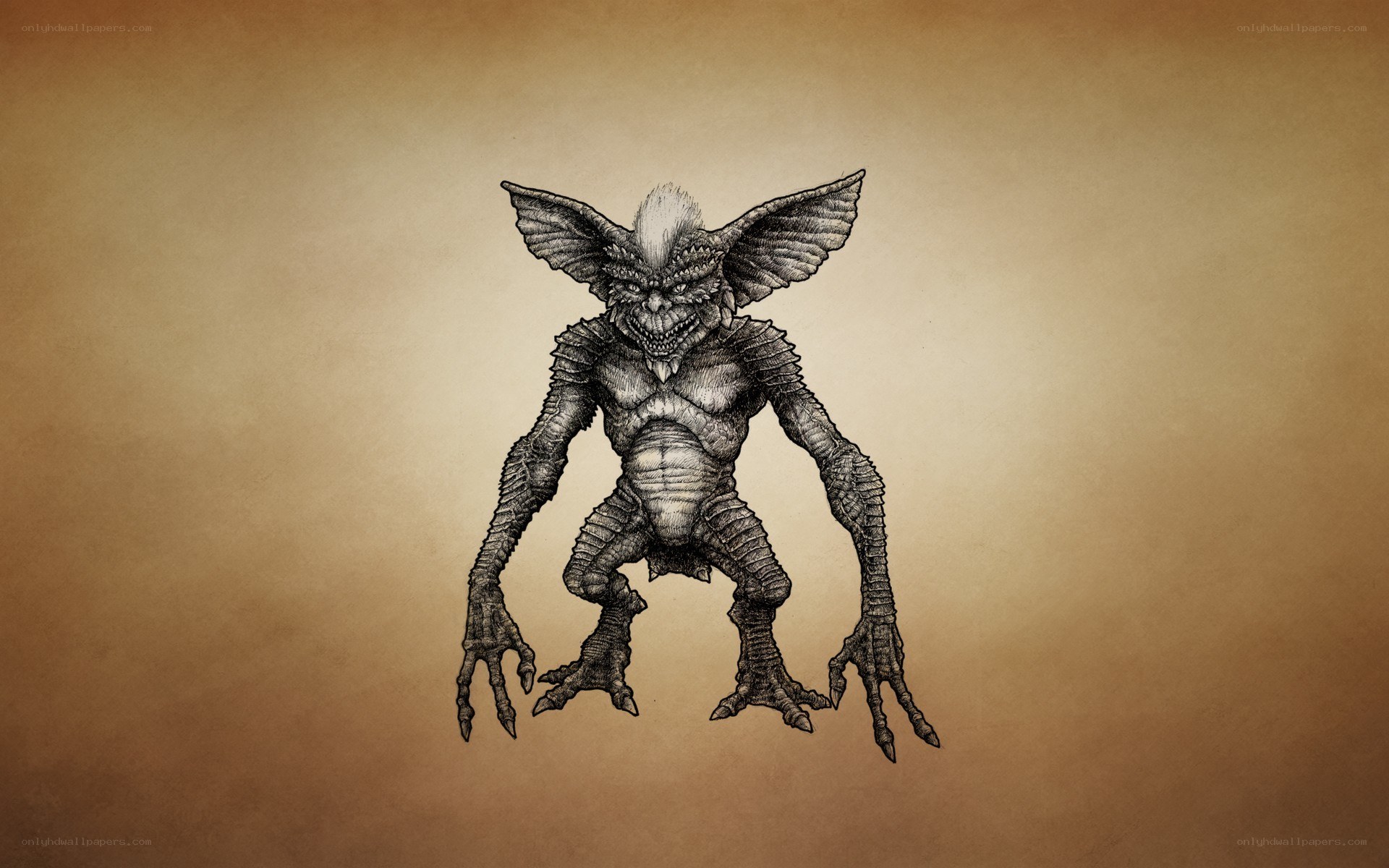 Grimy creature sketch