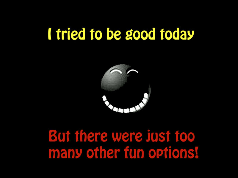 Grinning Black Sphere