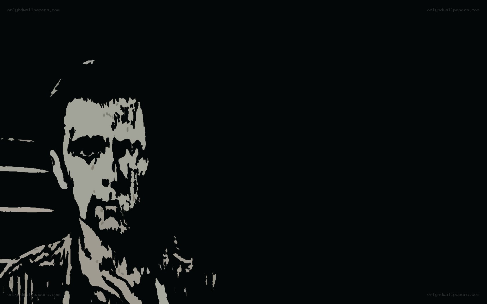 gritty portrait of a man