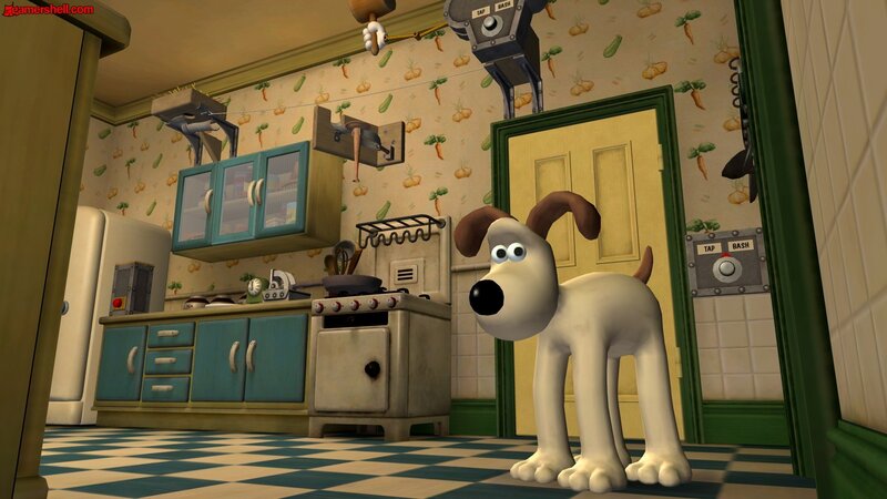 Gromit in the kitchen