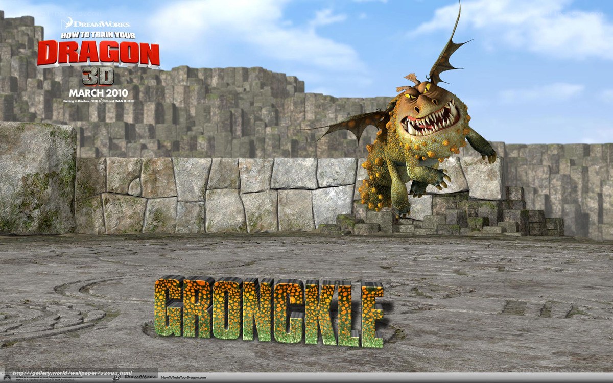 Gronckle dragon from How to Train Your Dragon