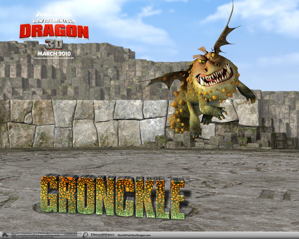 Gronckle dragon from How to Train Your Dragon