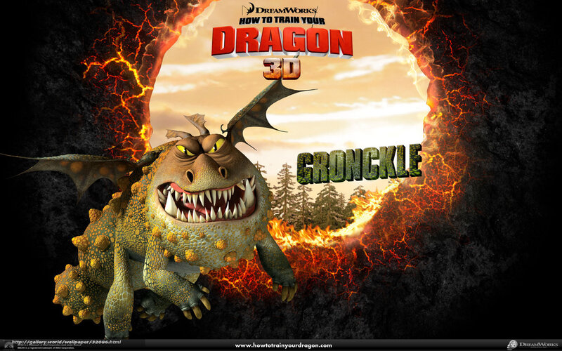 Gronckle Dragon — Orange