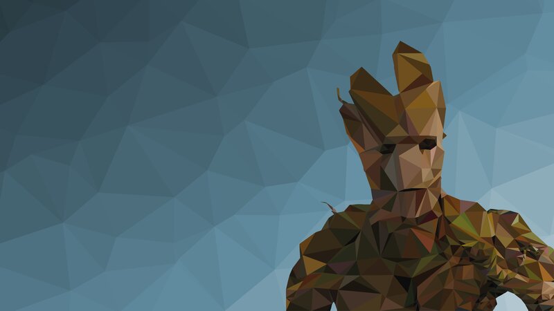Groot Character — Brown