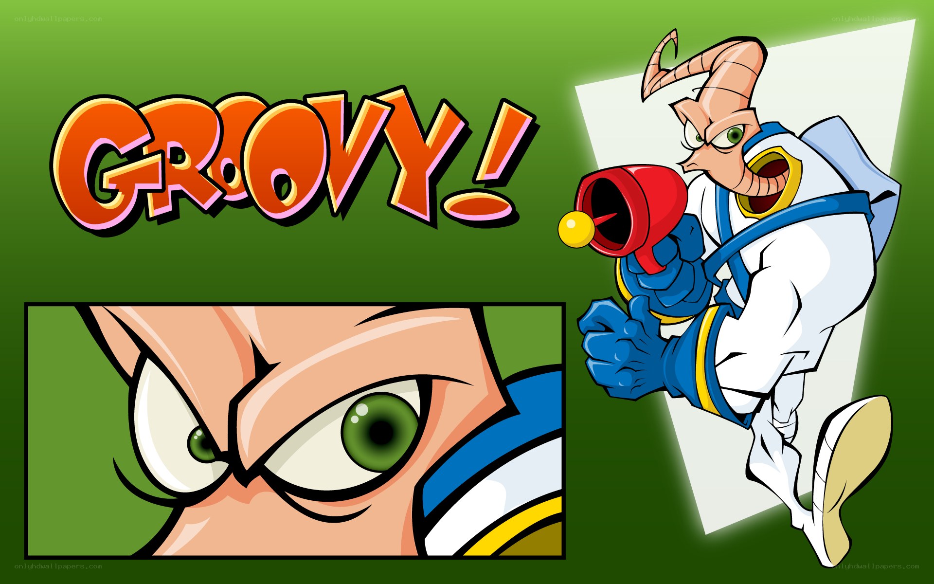 Groovy character artwork