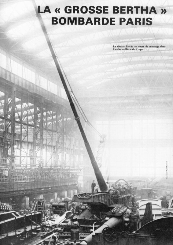 Grosse Bertha in assembly