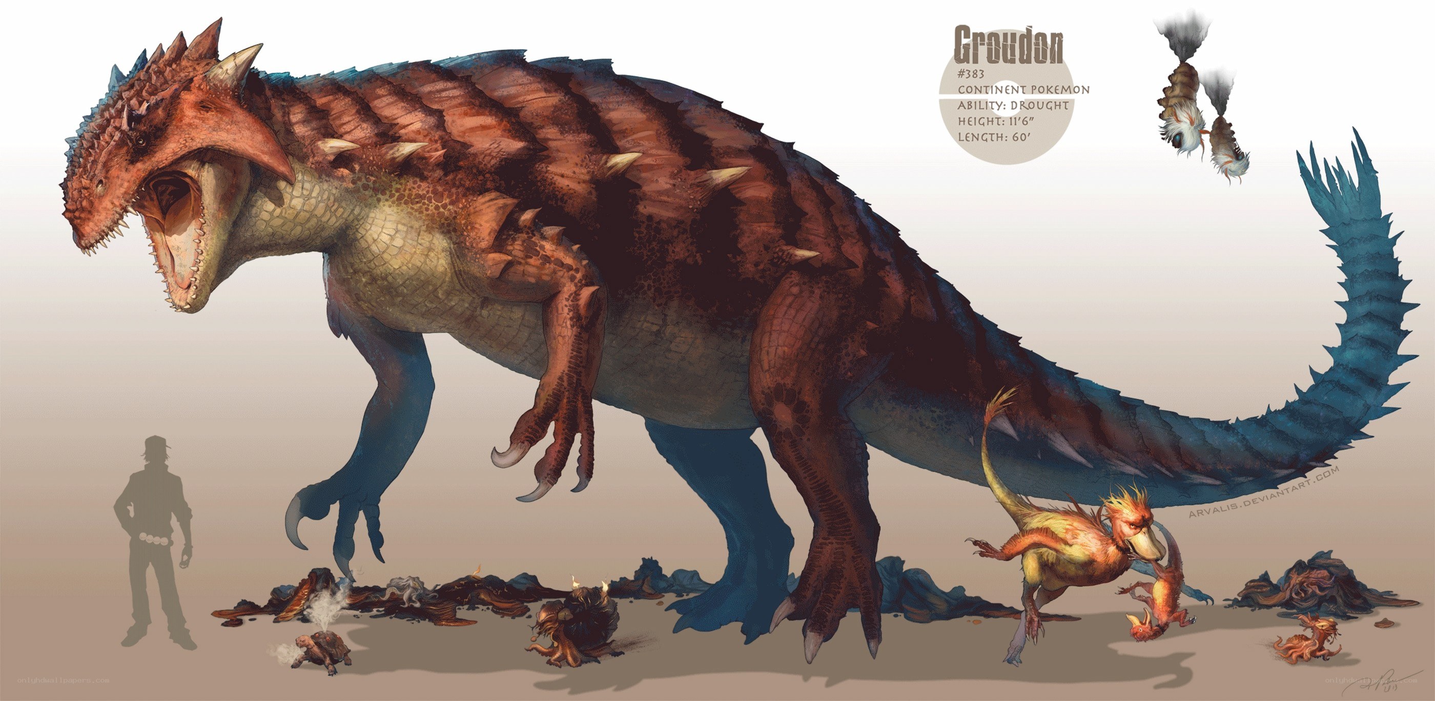 Groudon concept art