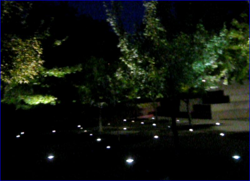 Ground Lights in Park