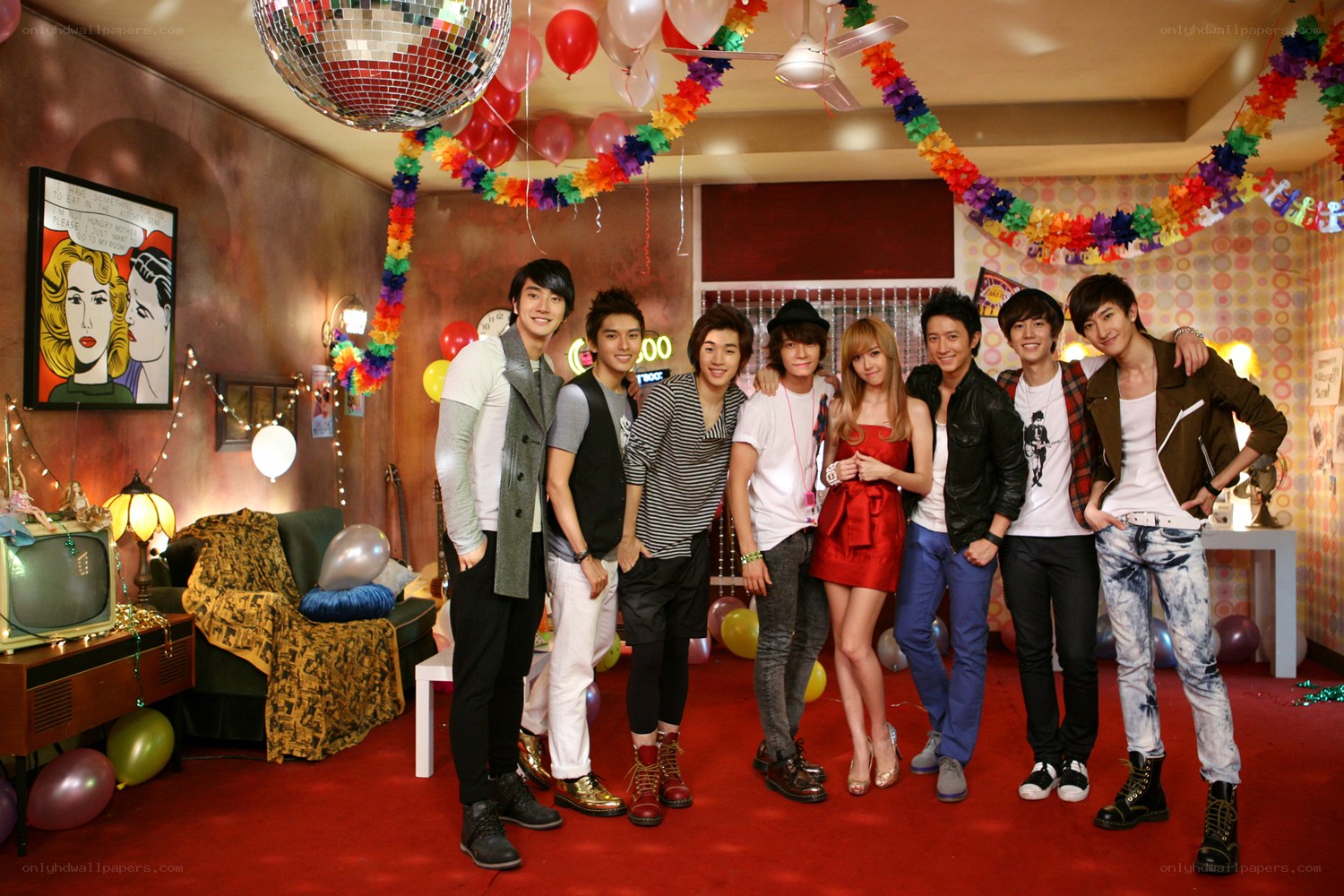 group at a party celebration