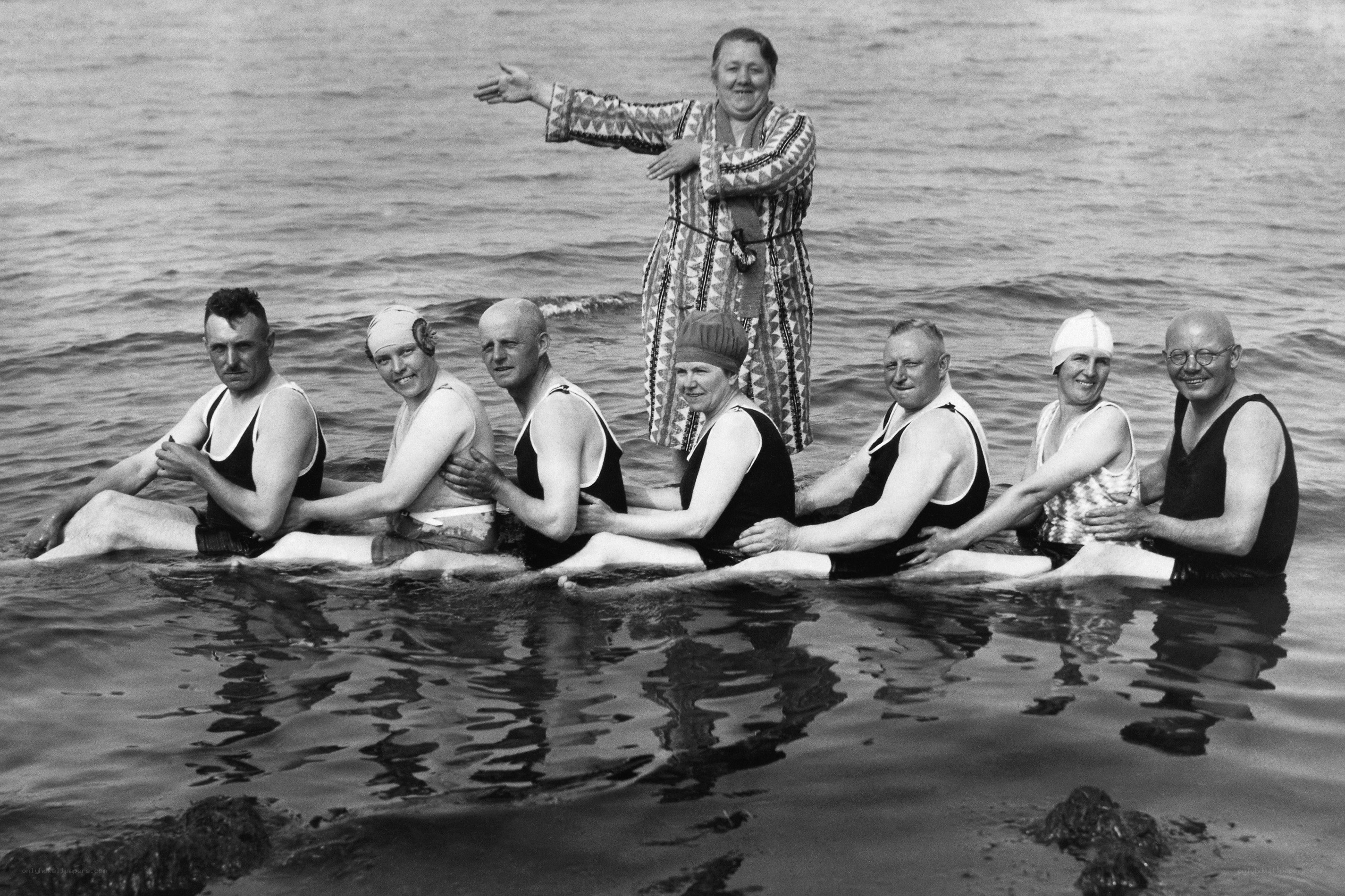 Group in the water