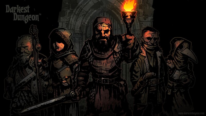 Group of Adventurers — Black, Dramatic, Night