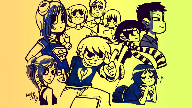 group of animated characters