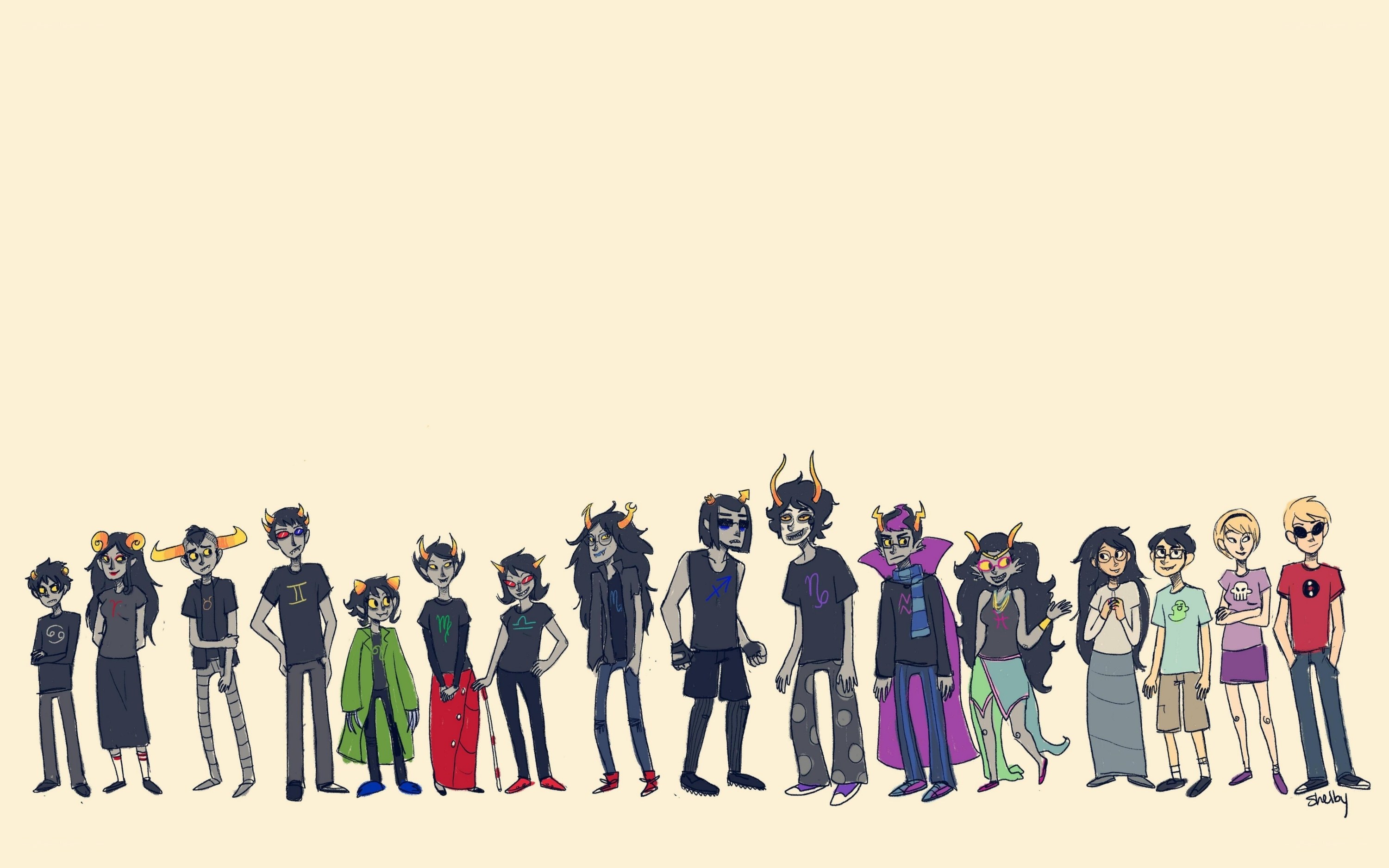 Group of animated characters