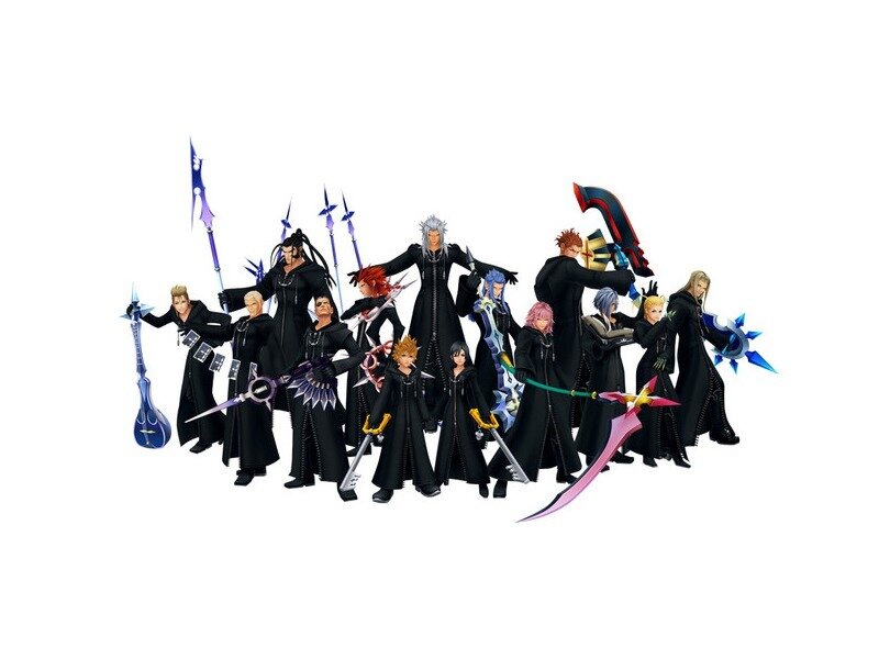 Group of Animated Characters — Black, Dramatic, 3d Render