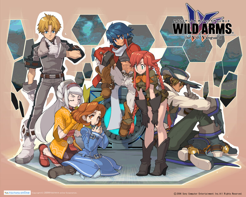 Group of Animated Characters — Blue, Adventurous, Anime