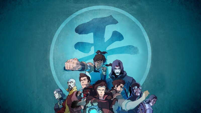 Group of Animated Characters — Blue, Dramatic, Anime, Symbol