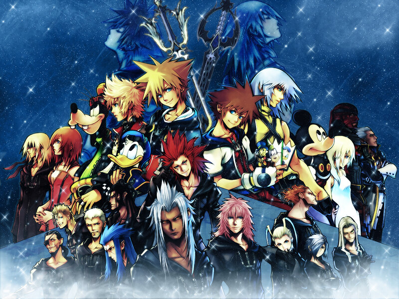 Group of Animated Characters — Blue, Dramatic, Night
