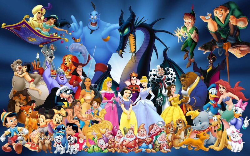 Group of Animated Characters — Blue, Fantastical