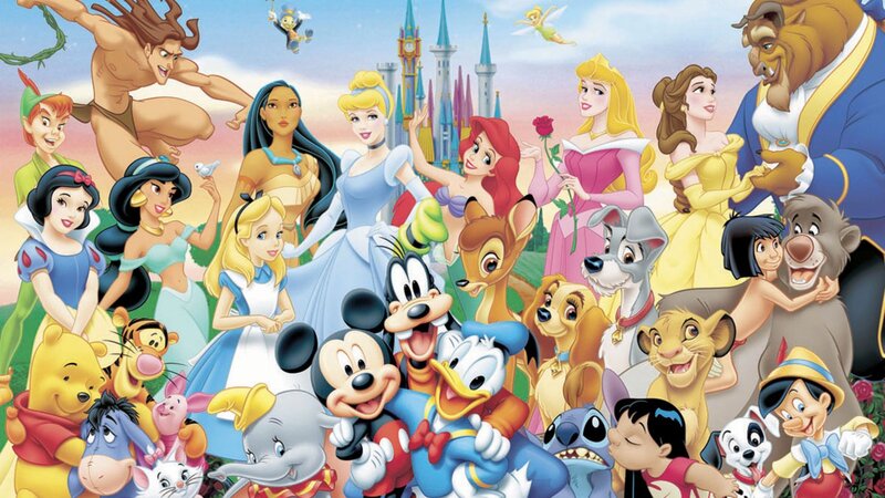 Group of Animated Characters — Blue, Joyful