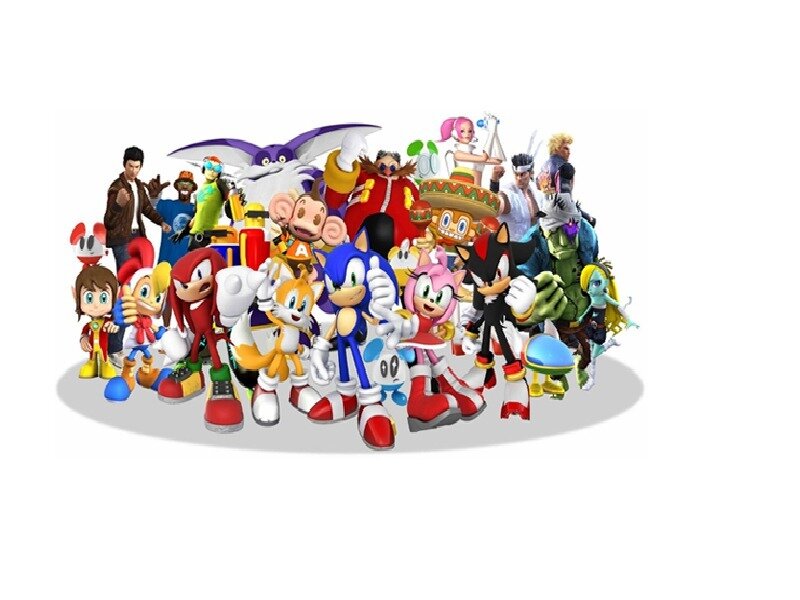 Group of Animated Characters — Blue, Playful
