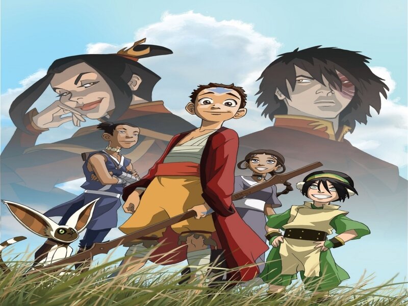 Group of Animated Characters — Blue
