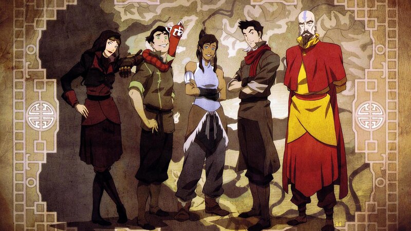 Group of Animated Characters — Brown, Dramatic, Anime, Anime Art