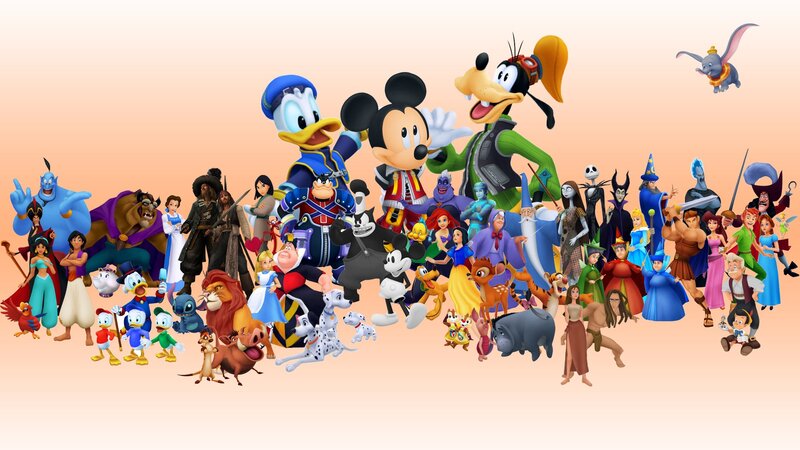 Group of Animated Characters — Orange, Playful, 3d Render