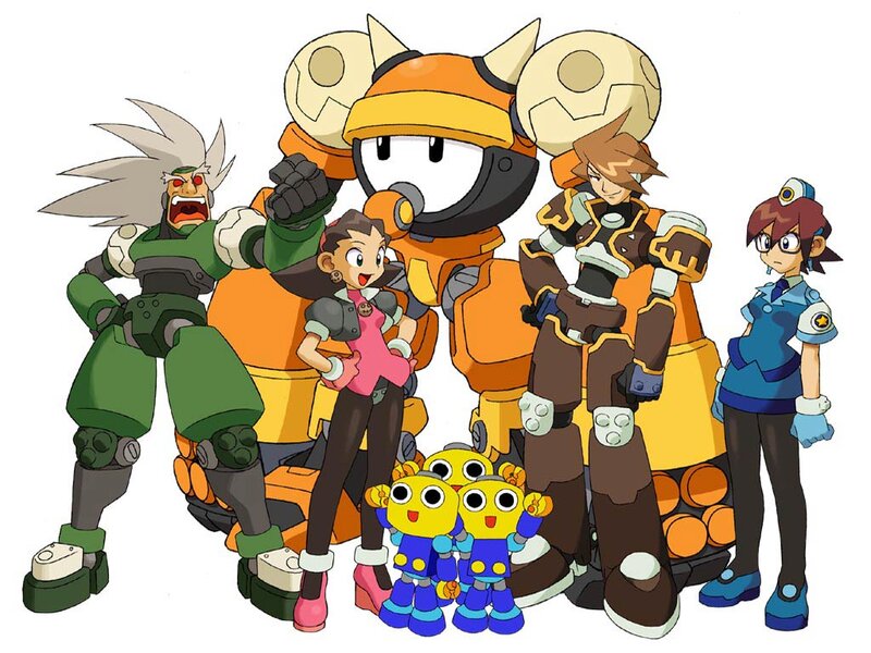Group of Animated Characters — Orange