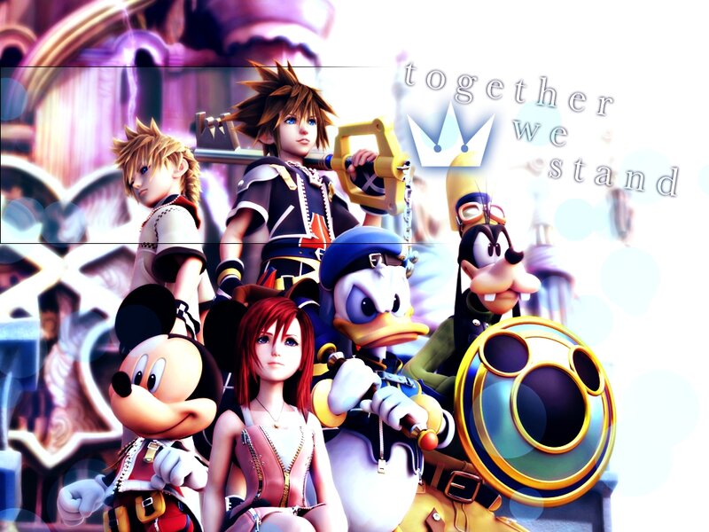 Group of Animated Characters — Purple, Heroic