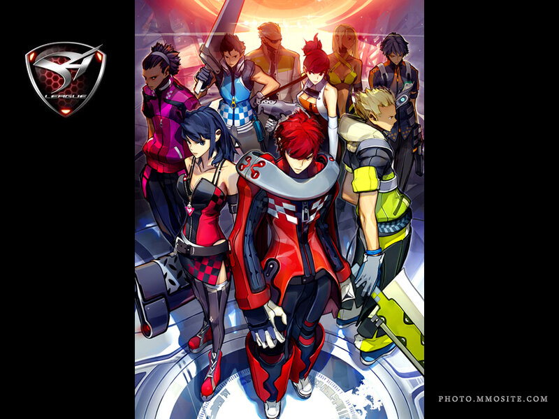 Group of Animated Characters — Red, Dramatic, Digital Art