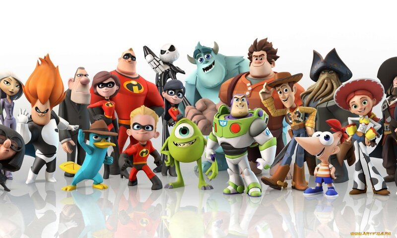 Group of Animated Characters — White, Playful, 3d Render