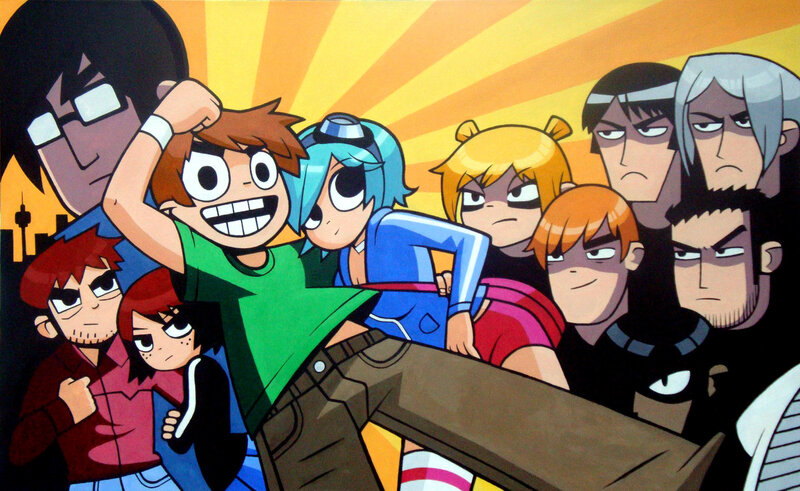 Group of Animated Characters — Yellow, Energetic