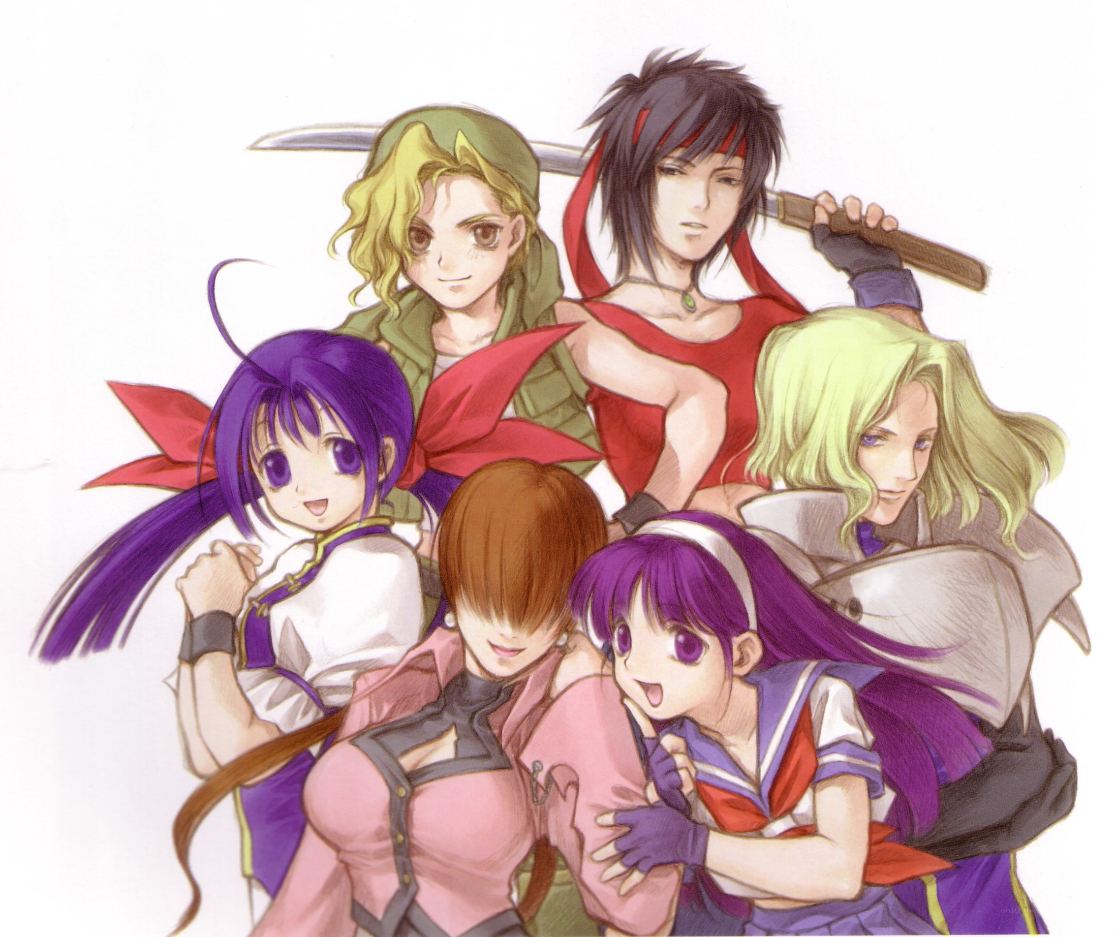 group of anime characters