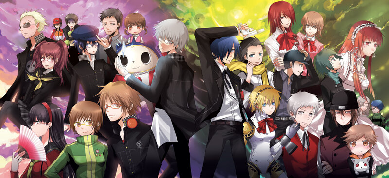 Group of anime characters
