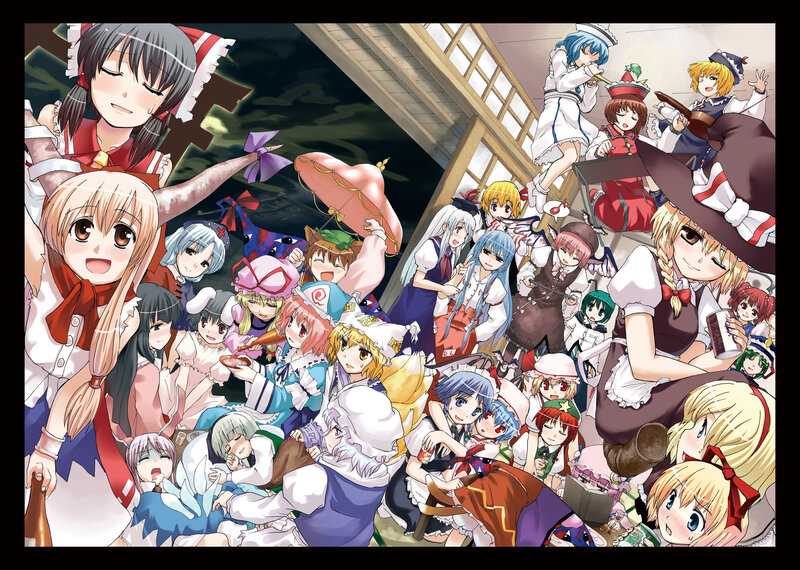 Group of anime characters