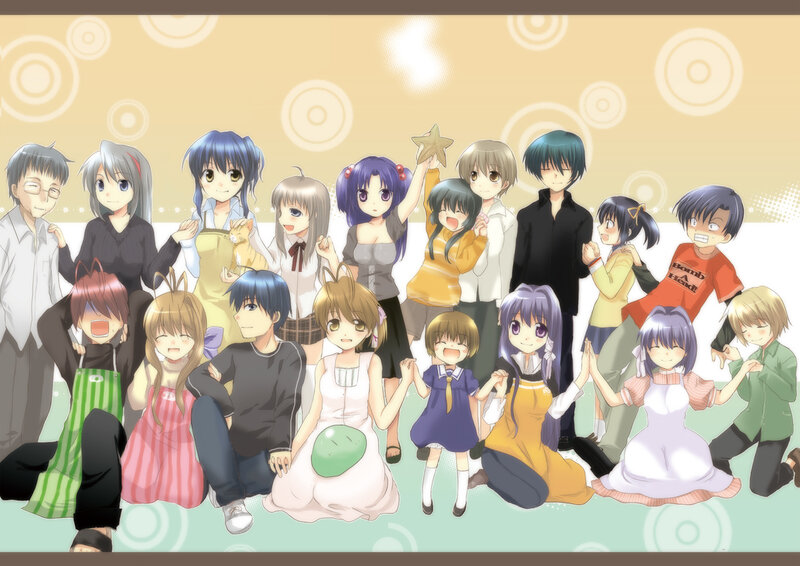 group of anime characters