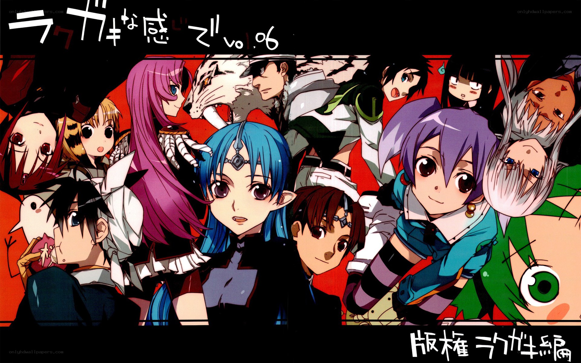Group of anime characters