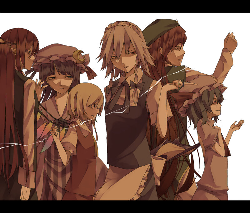 group of anime characters