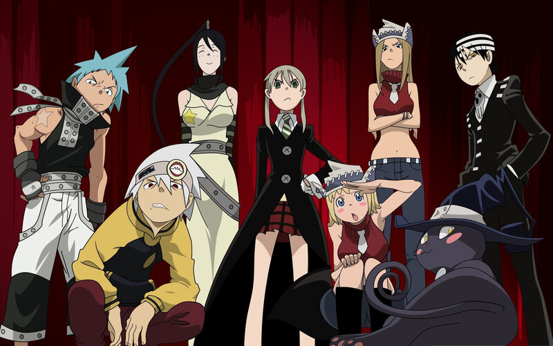 Group of anime characters