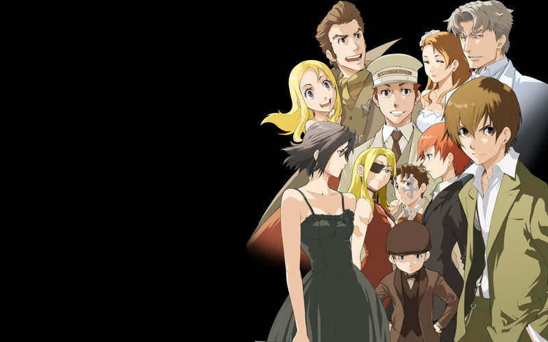 Group of anime characters