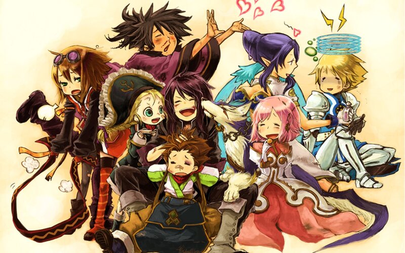 group of anime characters