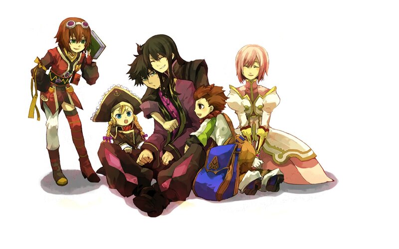 group of anime characters